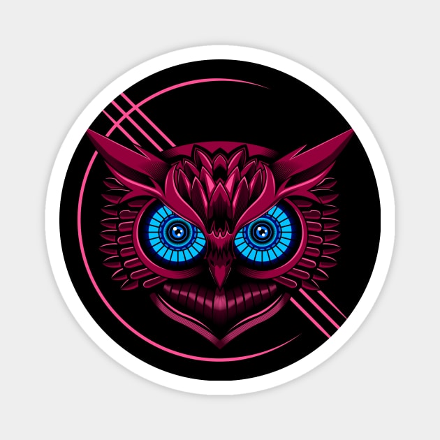 Red Owl Magnet by Buy Custom Things